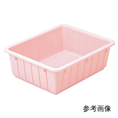  彩色方漏勺49型粉色