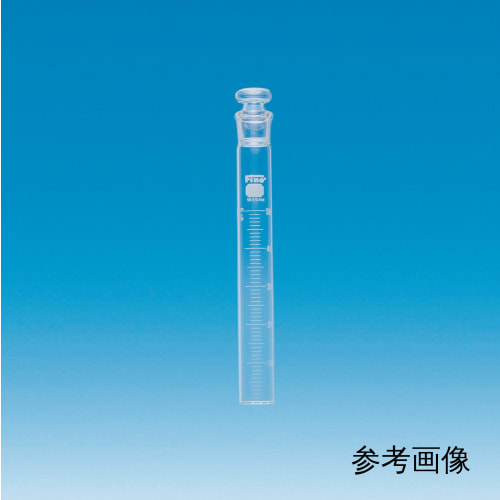 Fine透明共通折合共栓比色管 25mL 目盛付 外径φ18×H190 栓15/25