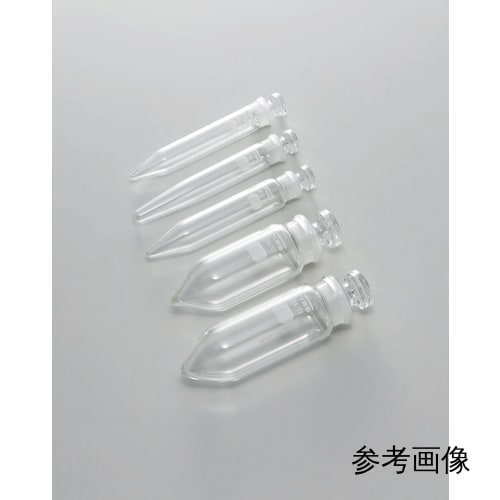 Fine共通折合共栓沉でん管 目盛无 透明 35mL φ35×H95