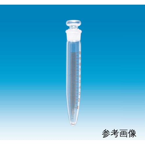 Fine共通折合共栓沉でん管 15mL 透明 目盛付 φ20×H105 栓14/10 10入