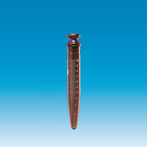 精细普通滑塞沉淀管10mL 棕色带刻度 φ16.5×H105塞子 14/10 10支