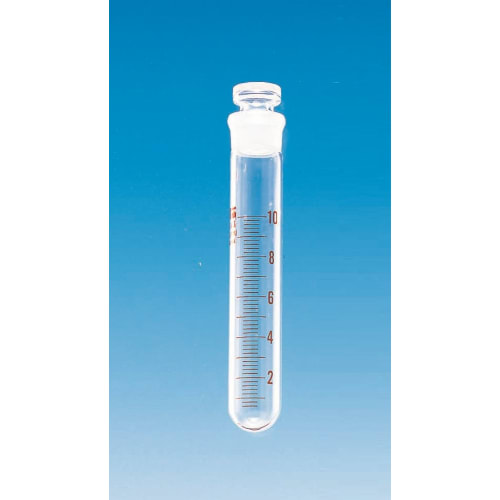 Fine共通折合共栓丸底沉でん管 10mL 透明 目盛付 φ16.5×H100 栓14/10 10入