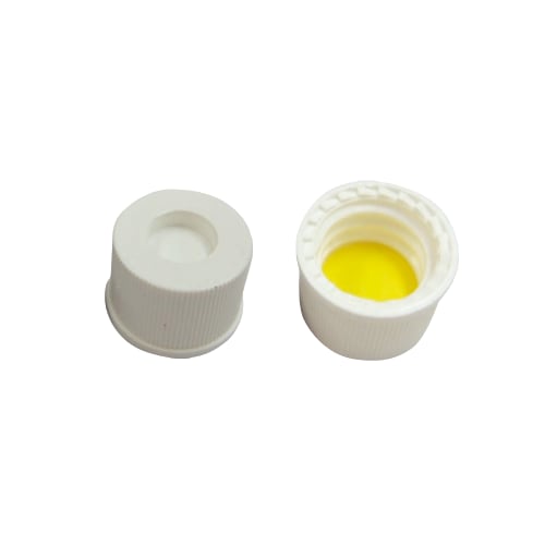  黄色PTFE/硅胶隔垫+白色盖子 100片 CW08174