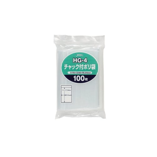 带拉链塑料袋 HG-4 100个