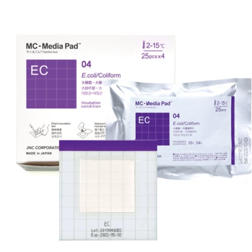 微生物検查用シート MC-Media Pad™ 大肠菌・大肠菌群 EC用