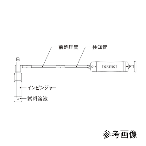 用于汞气体发生的 Impinger 332-40