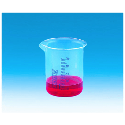 带蓝色刻度的烧杯 PMP 500mL