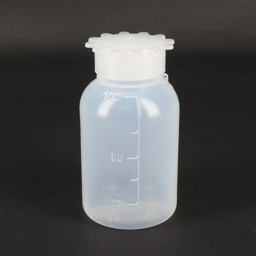 PE广口瓶 白色 100mL 409 带刻度
