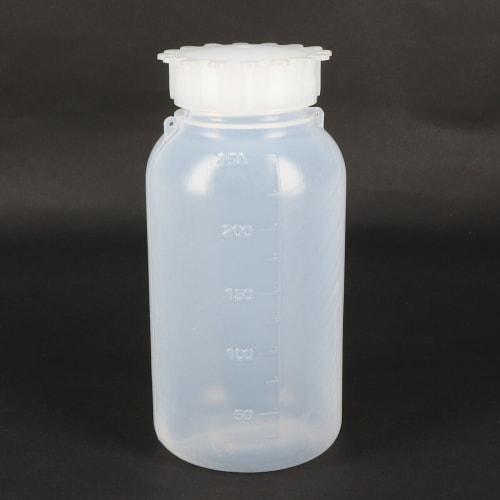 PE广口瓶 白色 250mL 410 带刻度