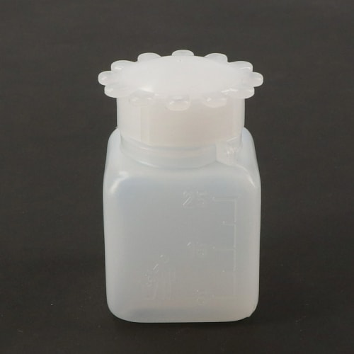 方瓶广口PE造白色25mL 608带刻度