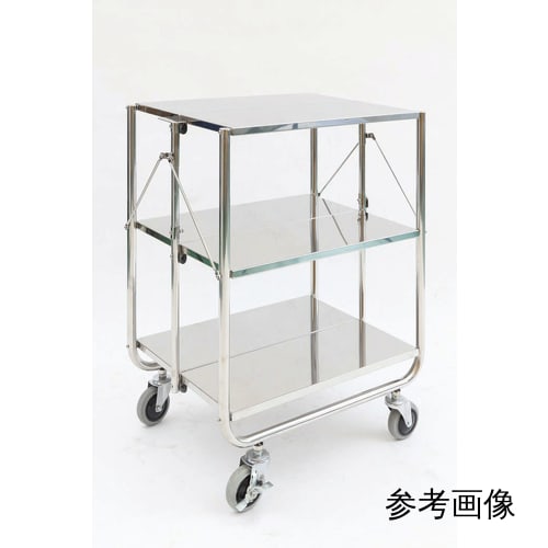 不锈钢三层折叠储物车SG-54-3