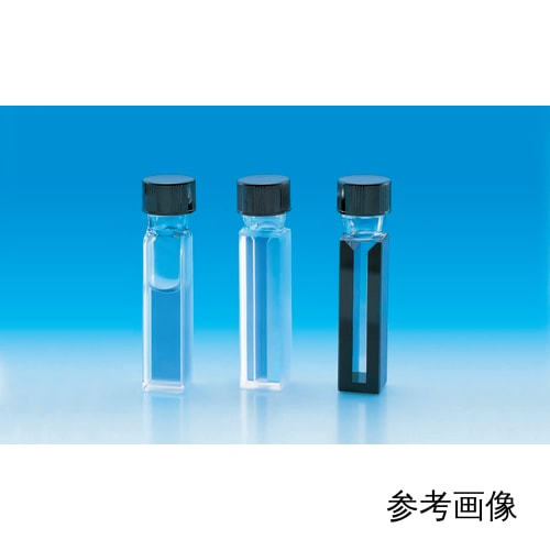 精细合成石英池，带螺旋盖，两侧透明，10×2×H58