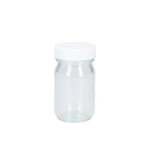蛋黄酱瓶 白色 PPCap 带内塞 70mL 100 件