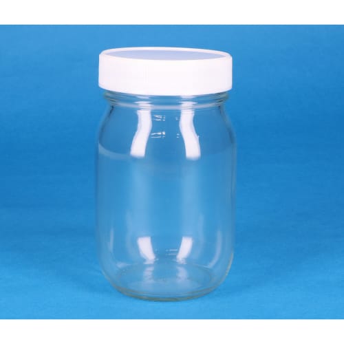 蛋黄酱瓶白色 PPCap 带内塞 450mL 24 件