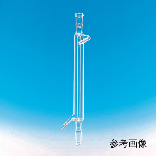 Fine透明共通折合リービッヒ冷却器 筒长200mm 上部雌15/25 下部雄19/38
