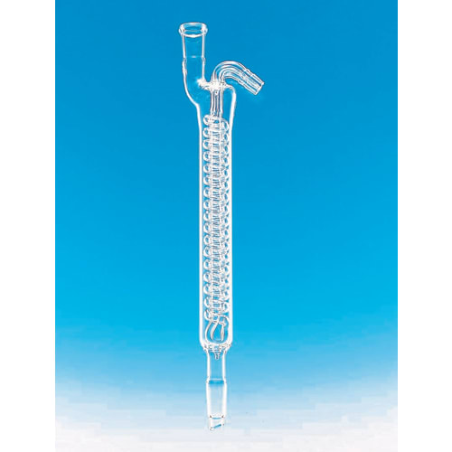 精细透明普通滑动Zimroth冷却器，管长200mm，上母头15/25，下公头19/38