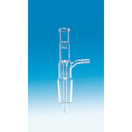 精细透明普通滑动减压接头带直管中管，带吸入口φ8，上母15/25，下公29/42