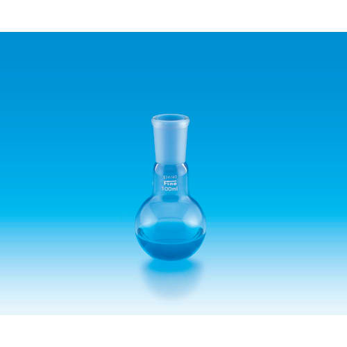 精细普通滑动圆底烧瓶短 100mL 24/40