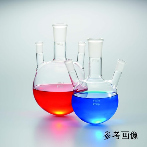 Fine共通折合三口フラスコ 100mL 中管29/42 侧管15/25