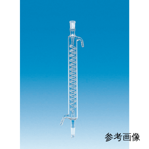 精细普通滑动接头管冷却器 格雷厄姆管长度 200mm 上母 15/25 下公 24/40