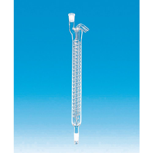 精细普通滑动 Zimroth 冷却器，管长 200mm，上母头 15/25，下公头 15/25