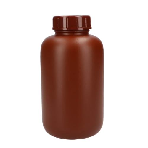 PE广口瓶 棕色 1L