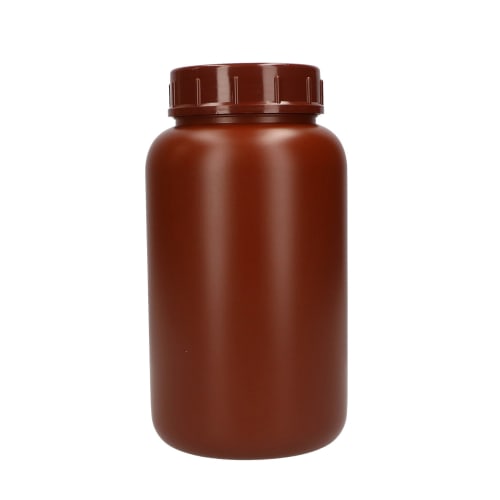 PE广口瓶 棕色 2L