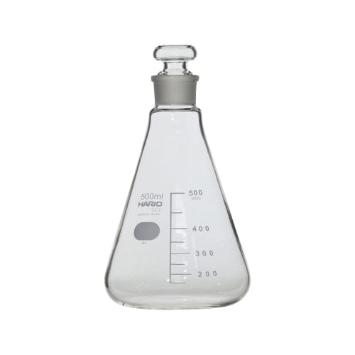  普通塞锥形瓶500mL，普通塞27，带刻度
