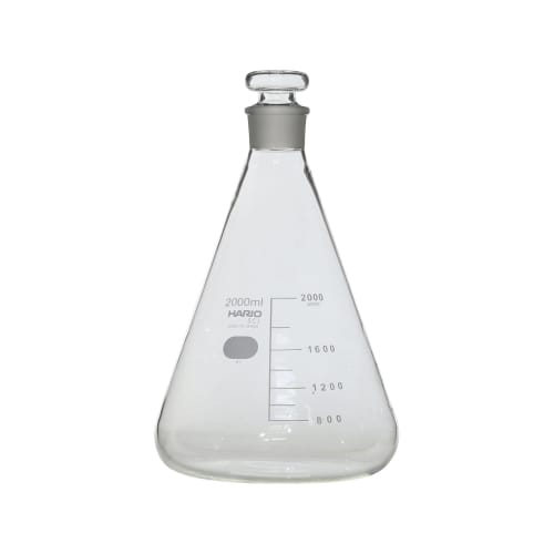  通用塞锥形瓶2000mL，通用塞38，带刻度