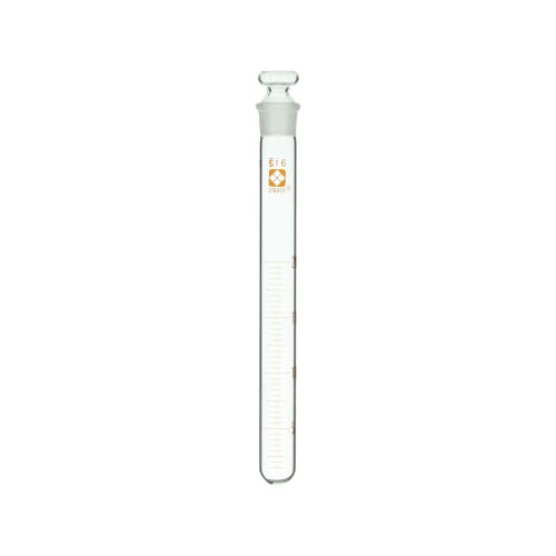 普通滑塞试管带刻度带玻璃平塞20mL 10支 008380-20A