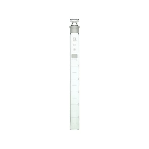 普通滑塞比色管，白色刻度，带玻璃平塞，50mL，24×250，10支 008480-50250A