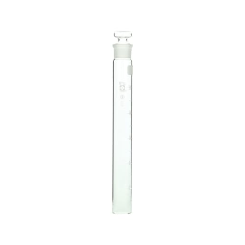 普通滑塞比色计管，白色刻度，带玻璃平塞，100mL 30×250，10 件 008480-100A