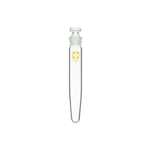 Shibata Scientific 带塞离心沉降管，锥形，带玻璃平塞，10mL，无刻度，010280-14106