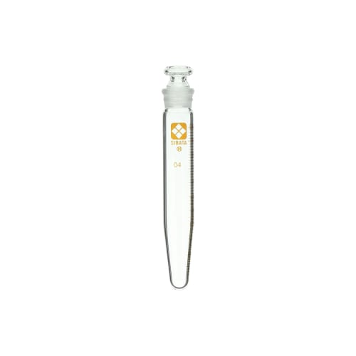 Shibata Scientific 带塞离心沉降管，锥形，带玻璃平塞，10mL，带刻度，010280-14107