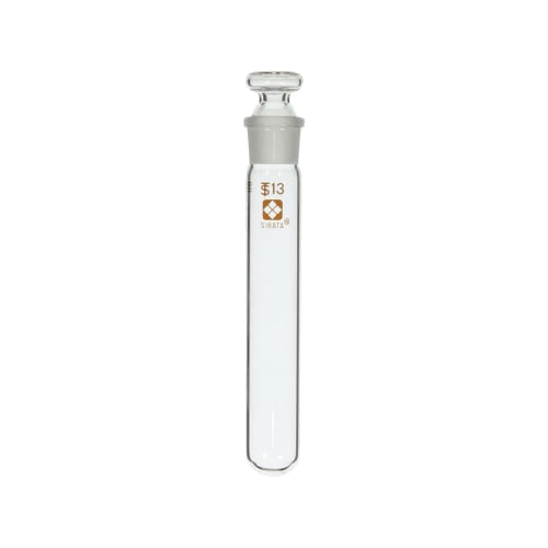 Shibata Scientific 带塞离心沉降管圆底型带玻璃平塞 10mL 无刻度 10 件 010280-15106A