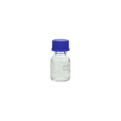 带蓝色盖的安全外套螺旋盖瓶 25mL 017280-25A