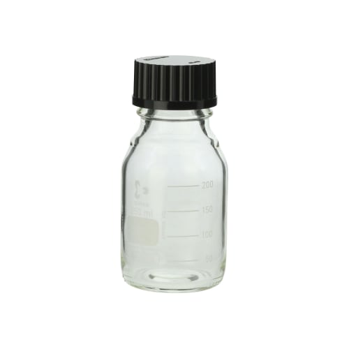 带黑色盖的旋盖瓶（中瓶）250mL 017200-2502A