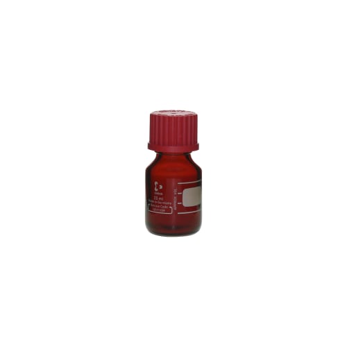 旋盖瓶（中瓶）棕色带红盖25mL 017210-2511A
