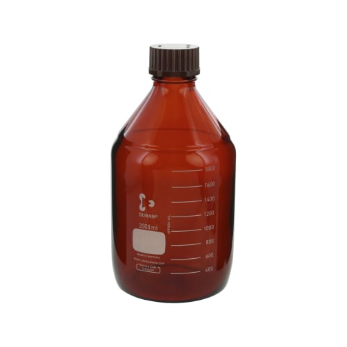 旋盖瓶（中瓶）棕色带红盖2L 017210-20001