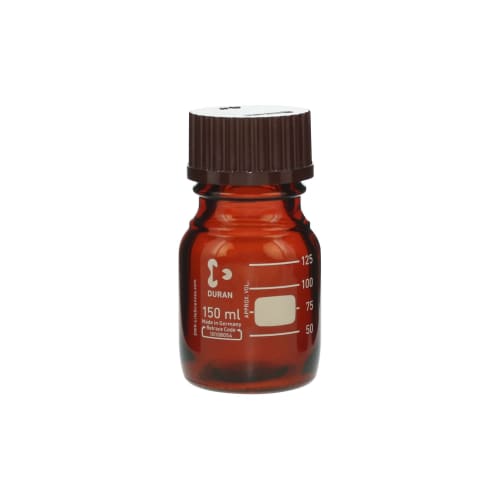 旋盖瓶（中瓶）棕色带红盖150mL 017210-1501A
