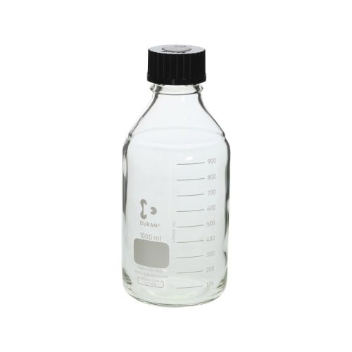 Shibata Science 发酵罐用螺旋盖瓶 1L 10 件 016060-10002A