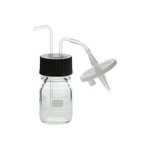 Shibata Scientific DURAN® 试剂瓶，带过滤装置 100mL 016060-100
