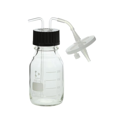 Shibata Scientific DURAN® 试剂瓶，带过滤装置 250mL 016060-250