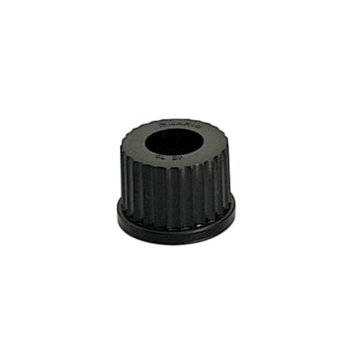 Shibata Scientific 螺帽 GL-25 黑色，带孔，适用于传感器 10 件 016060-025A
