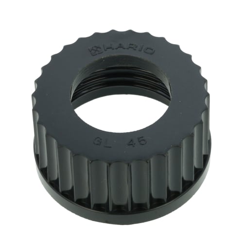 Shibata Scientific 螺帽 GL-45 黑色，带孔，适用于传感器 10 件 016060-045A