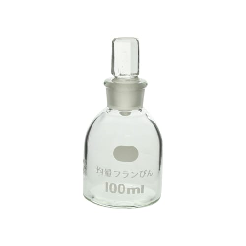 Shibata Kagaku 均匀流量瓶 无色无凹槽 100mL 5 瓶 080530-1050A