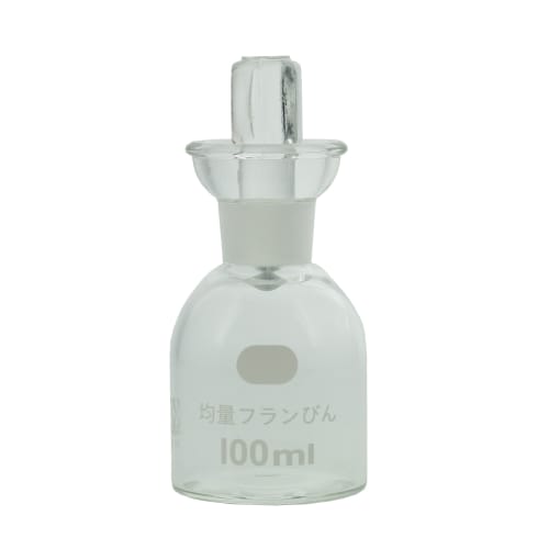 Shibata Kagaku 统一玻璃色无凹槽法兰绒瓶 100mL 5 瓶 080530-1080A