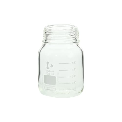 Shibata Scientific DURAN® 螺纹瓶（广口）GLS-80 仅瓶 500mL 10 件 017250-5005A
