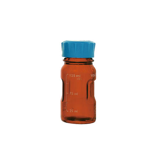 实用螺旋盖瓶棕色 125mL 017320-125A