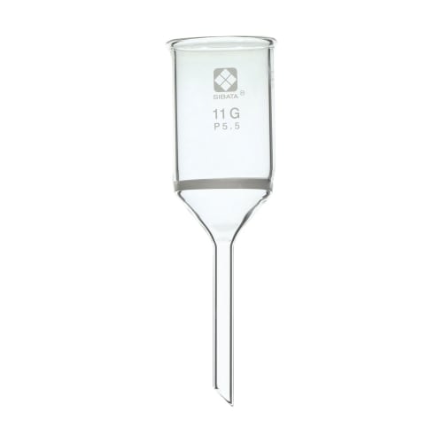 Shibata Scientific 玻璃过滤器圆柱形漏斗 11GP5.5 型 3 件 013110-115A